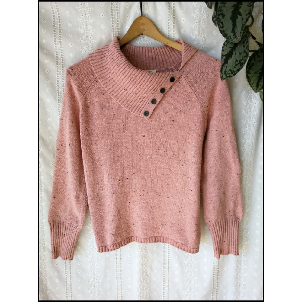 J.Jill Button Collar Sweater SP